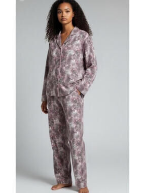 Skims Sleep Pink Long Sleep Set Color Bloom Mini Multi Animal Size L